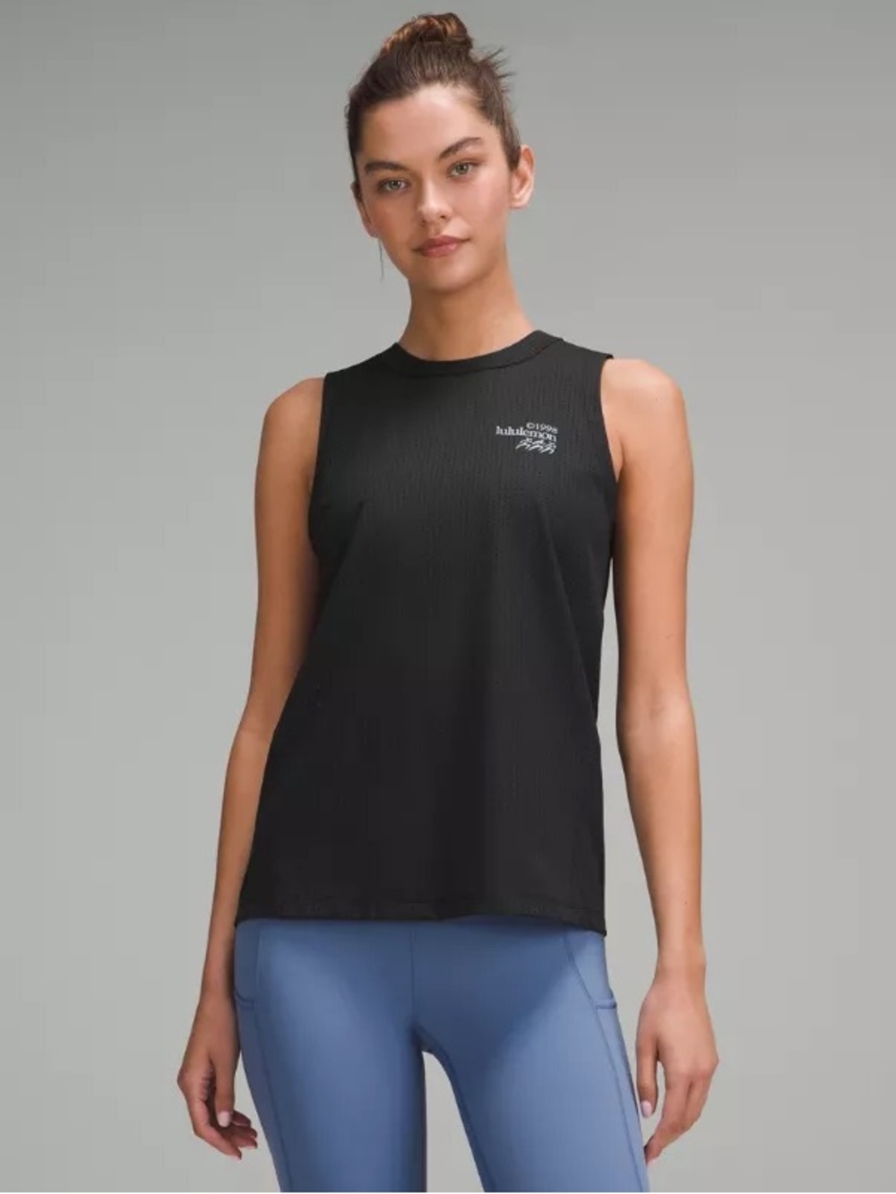 Lululemon Black “All For Runners” Breathable Running Tank Top SZ 4